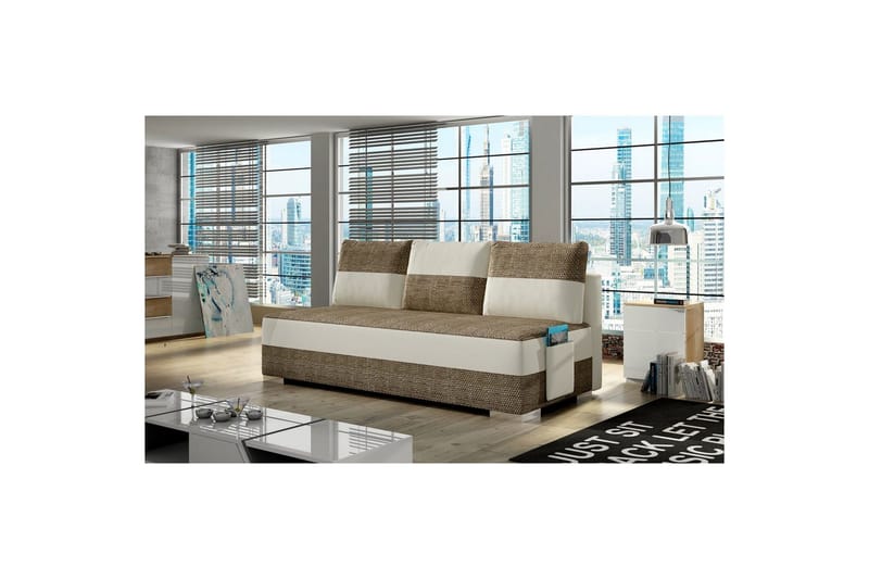 Soffa Eltap Atila 200x83x92 cm, Berlin 03, Mjuk 33, Beige