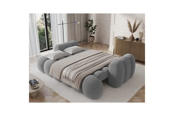 Soffa Eltap Cotonn 256x105x119 cm - Royal 04, Grå - Möbler - Soffa - Bäddsoffa - 3 sits bäddsoffa