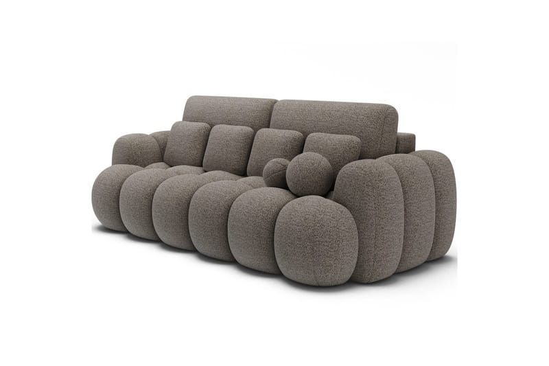 Soffa Eltap Cotonn 256x105x119 cm - Royal 20, Beige - Möbler - Soffa - Bäddsoffa - 3 sits bäddsoffa