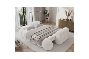 Soffa Eltap Cotonn 256x105x119 cm - Paolli 01, Vit - Möbler - Soffa - Bäddsoffa - 3 sits bäddsoffa