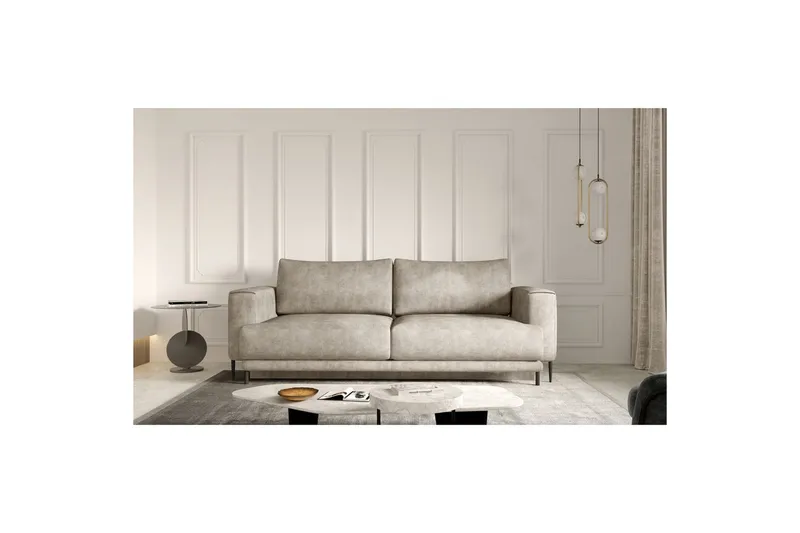 Soffa Eltap Dalia 248x84x95 cm, Leve 18, Beige