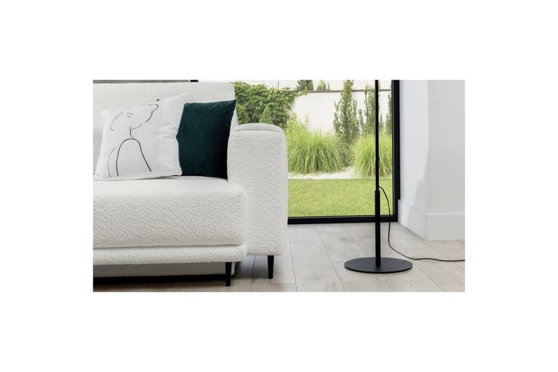 Soffa Eltap Dalia 248x84x95 cm - Royal 01, Vit - Möbler - Soffa - Bäddsoffa - 3 sits bäddsoffa