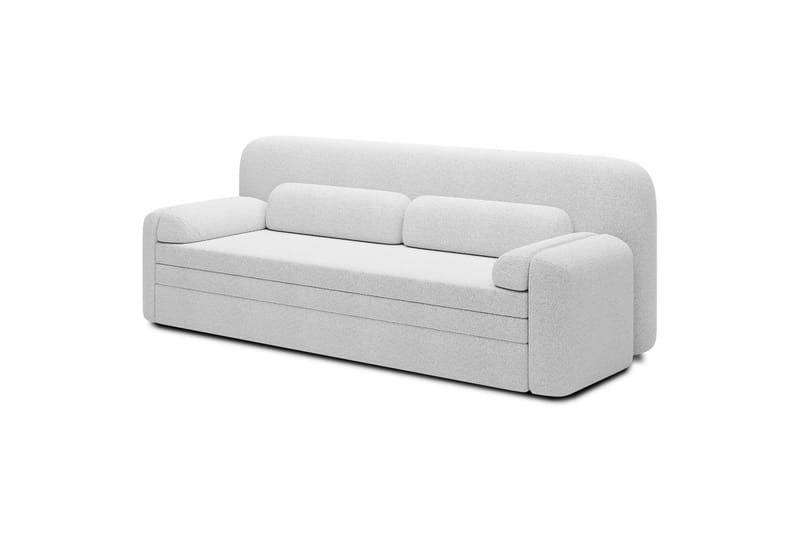 Soffa Eltap Elioss 236x89x87 cm - Royal 01, Vit - Möbler - Soffa - Bäddsoffa - 3 sits bäddsoffa