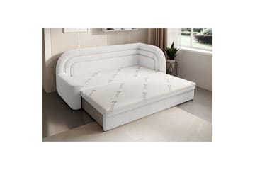 Soffa Eltap Fabillo 223x86x80 cm - Royal 01, Vit, Höger - Möbler - Soffa - Bäddsoffa - 3 sits bäddsoffa