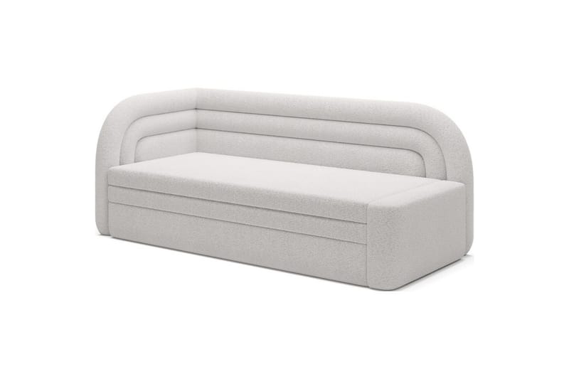 Soffa Eltap Fabillo 223x86x80 cm - Royal 01, Vit, Vänster - Möbler - Soffa - Bäddsoffa - 3 sits bäddsoffa