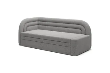 Soffa Eltap Fabillo 223x86x80 cm - Royal 04, Ljusgrå, Vänster - Möbler - Soffa - Bäddsoffa - 3 sits bäddsoffa