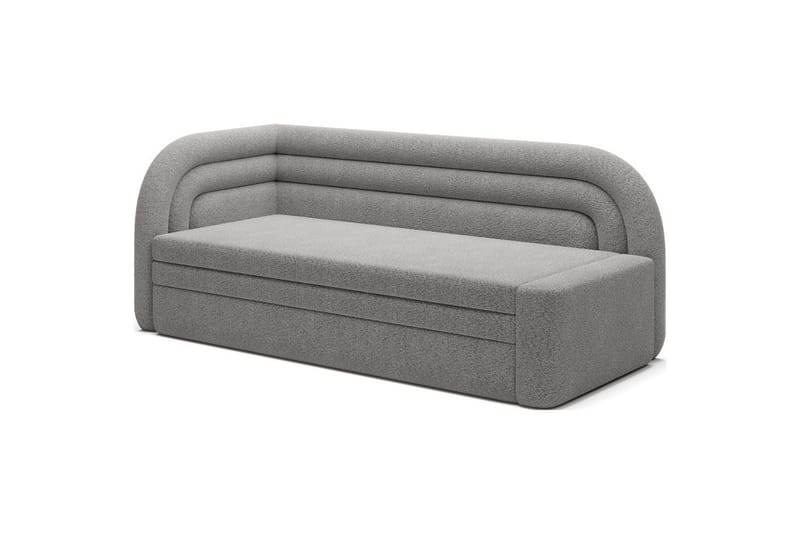Soffa Eltap Fabillo 223x86x80 cm - Royal 04, Ljusgrå, Vänster - Möbler - Soffa - Bäddsoffa - 3 sits bäddsoffa
