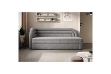 Soffa Eltap Fabillo 223x86x80 cm - Royal 04, Ljusgrå, Vänster - Möbler - Soffa - Bäddsoffa - 3 sits bäddsoffa