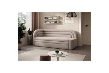 Soffa Eltap Fabillo 223x86x80 cm - Sola 18, Grå, Vänster - Möbler - Soffa - Bäddsoffa - 4 sits bäddsoffa