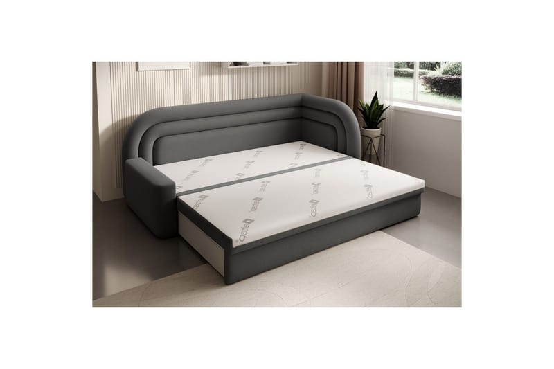 Soffa Eltap Fabillo 223x86x80 cm - Sola 6, Grå, Höger - Möbler - Soffa - Bäddsoffa - 3 sits bäddsoffa
