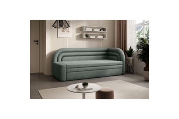Soffa Eltap Fabillo 223x86x80 cm - Touch 100, Grön, Höger - Möbler - Soffa - Bäddsoffa - 4 sits bäddsoffa