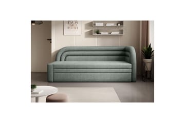 Soffa Eltap Fabillo 223x86x80 cm - Touch 100, Grön, Höger - Möbler - Soffa - Bäddsoffa - 4 sits bäddsoffa