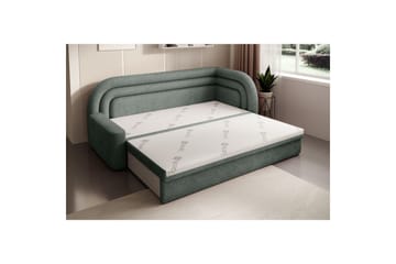 Soffa Eltap Fabillo 223x86x80 cm - Touch 100, Grön, Höger - Möbler - Soffa - Bäddsoffa - 4 sits bäddsoffa