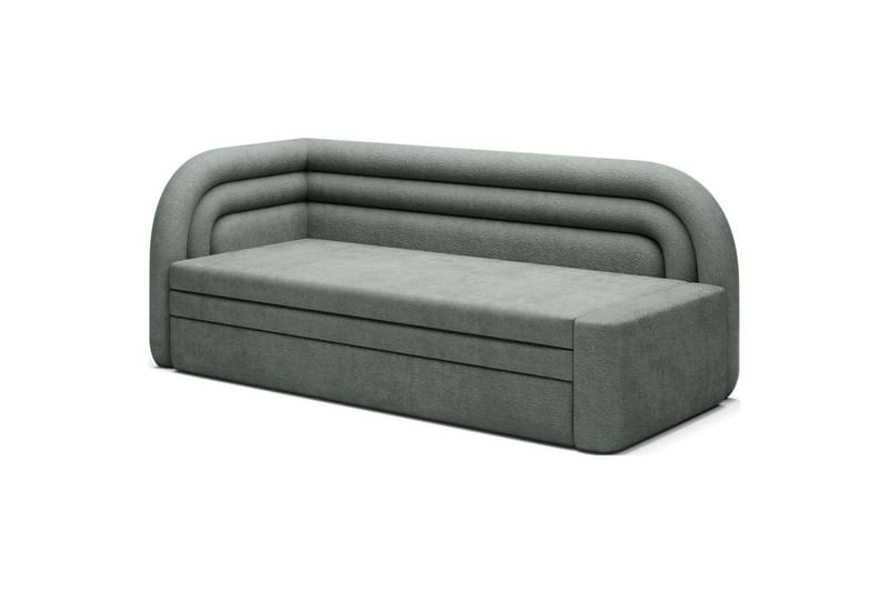 Soffa Eltap Fabillo 223x86x80 cm - Touch 100, Grön, Vänster - Möbler - Soffa - Bäddsoffa - 4 sits bäddsoffa