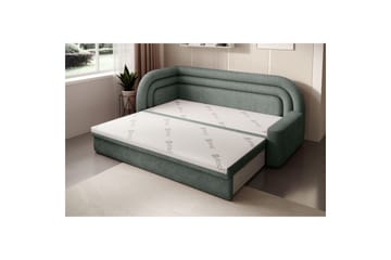 Soffa Eltap Fabillo 223x86x80 cm - Touch 100, Grön, Vänster - Möbler - Soffa - Bäddsoffa - 4 sits bäddsoffa