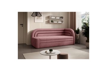 Soffa Eltap Fabillo 223x86x80 cm - Touch 24, Rosa, Höger - Möbler - Soffa - Bäddsoffa - 4 sits bäddsoffa