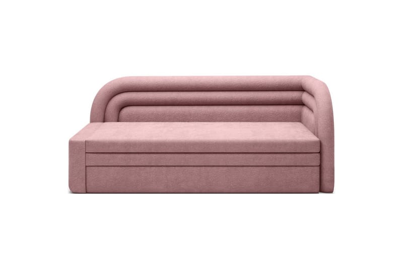 Soffa Eltap Fabillo 223x86x80 cm - Touch 24, Rosa, Höger - Möbler - Soffa - Bäddsoffa - 4 sits bäddsoffa