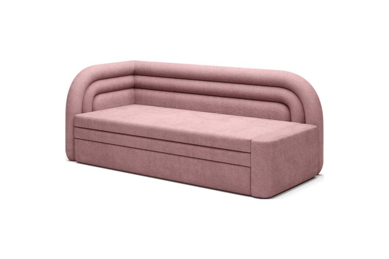 Soffa Eltap Fabillo 223x86x80 cm - Touch 24, Rosa, Vänster - Möbler - Soffa - Bäddsoffa - 4 sits bäddsoffa