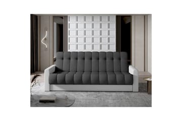 Soffa Eltap Garett 212x85x90 cm - Sawana 05, Soft 17, Grå, Vit - Möbler - Soffa - Bäddsoffa - 3 sits bäddsoffa