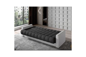 Soffa Eltap Garett 212x85x90 cm - Sawana 05, Soft 17, Grå, Vit - Möbler - Soffa - Bäddsoffa - 3 sits bäddsoffa