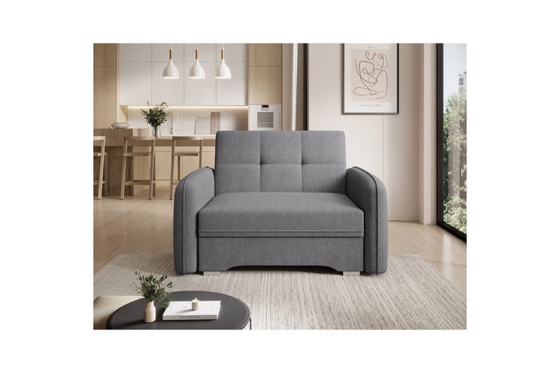 Soffa Eltap Laine 102x109x84 cm - Poco 4, Grå - Möbler - Soffa - Bäddsoffa - 2 sits bäddsoffa