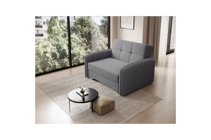 Soffa Eltap Laine 102x109x84 cm - Poco 4, Grå - Möbler - Soffa - Bäddsoffa - 2 sits bäddsoffa