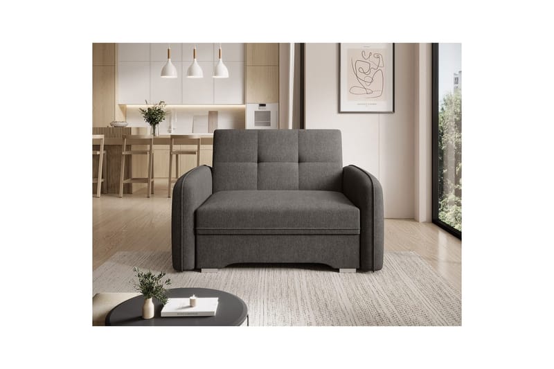 Soffa Eltap Laine 102x109x84 cm - Poco 5, Mörkgrå - Möbler - Soffa - Bäddsoffa - 2 sits bäddsoffa