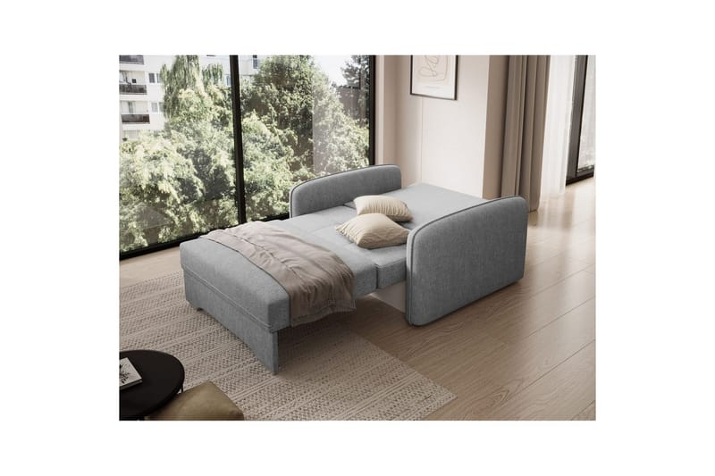 Soffa Eltap Laine 102x109x84 cm - Poco 3, Ljusgrå - Möbler - Soffa - Bäddsoffa - 2 sits bäddsoffa