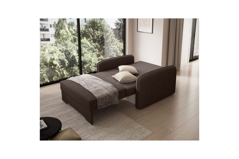 Soffa Eltap Laine 102x109x84 cm - Poco 22, Brun - Möbler - Soffa - Bäddsoffa - 2 sits bäddsoffa