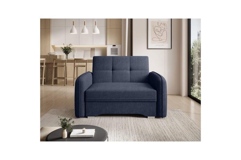 Soffa Eltap Laine 102x109x84 cm - Poco 40, Blå - Möbler - Soffa - Bäddsoffa - 2 sits bäddsoffa