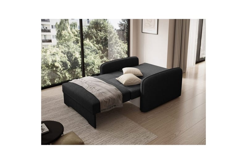 Soffa Eltap Laine 102x109x84 cm - Poco 10, Svart - Möbler - Soffa - Bäddsoffa - 2 sits bäddsoffa