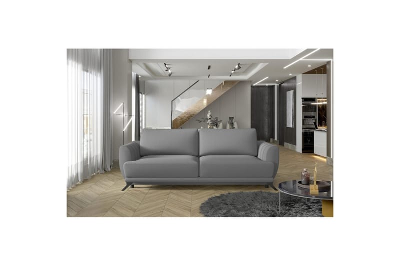 Soffa Eltap Megis 242x95x90 cm, Solar 80, Ljusgrå