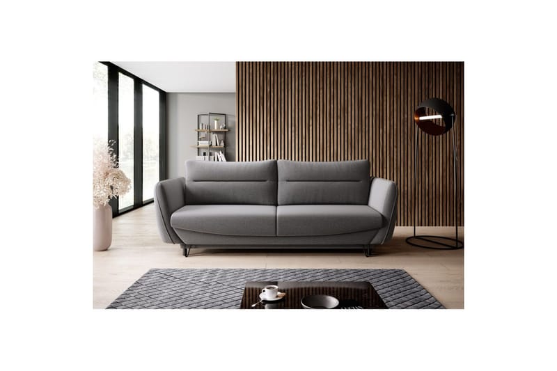 Soffa Eltap Silva 236x95x90 cm - Gojo 5, Mörkgrå - Möbler - Soffa - Bäddsoffa - 3 sits bäddsoffa