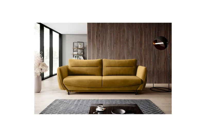 Soffa Eltap Silva 236x95x90 cm, Loco 45, Gul