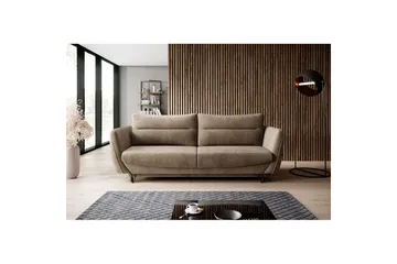 Soffa Eltap Silva 236x95x90 cm - Nube 20, Ljusbrun - Möbler - Soffa - Bäddsoffa - 3 sits bäddsoffa