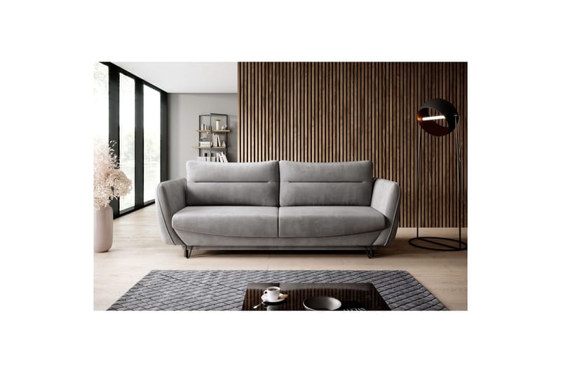 Soffa Eltap Silva 236x95x90 cm - Nube 3, Grå - Möbler - Soffa - Bäddsoffa - 3 sits bäddsoffa