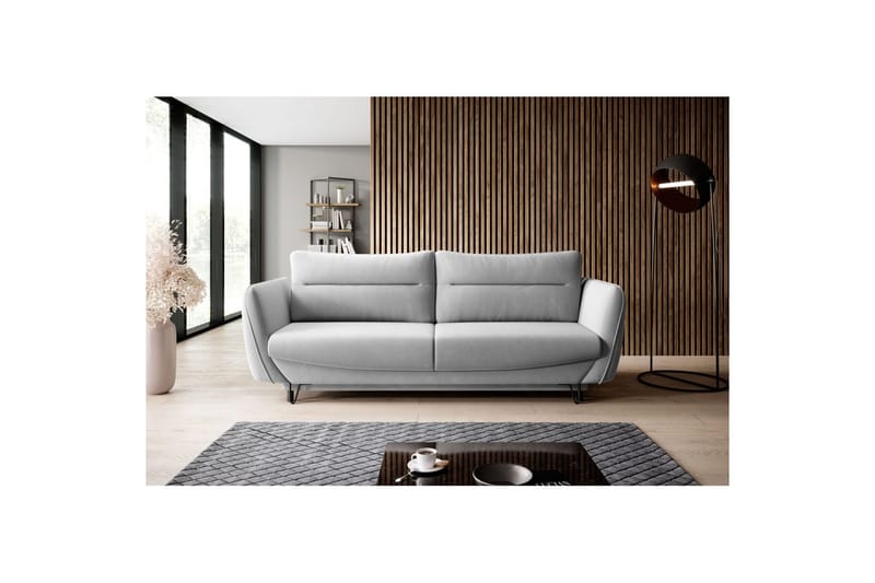 Soffa Eltap Silva 236x95x90 cm - Sola 4, Grå - Möbler - Soffa - Bäddsoffa - 3 sits bäddsoffa