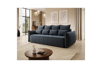 Soffa Eltap Weltton 242x106x94 cm - Enjo 40, Blå - Möbler - Soffa - Bäddsoffa - 3 sits bäddsoffa
