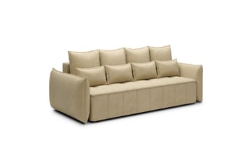 Soffa Eltap Weltton 242x106x94 cm - Monolith 04, Beige - Möbler - Soffa - Bäddsoffa - 3 sits bäddsoffa