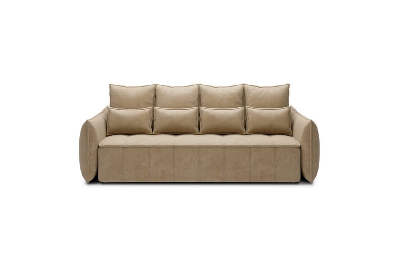 Soffa Eltap Weltton 242x106x94 cm - Nube 20, Beige - Möbler - Soffa - Bäddsoffa - 3 sits bäddsoffa