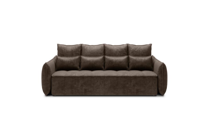 Soffa Eltap Weltton 242x106x94 cm - Nube 22, Brun - Möbler - Soffa - Bäddsoffa - 3 sits bäddsoffa