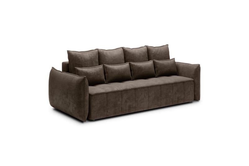 Soffa Eltap Weltton 242x106x94 cm - Nube 22, Brun - Möbler - Soffa - Bäddsoffa - 3 sits bäddsoffa