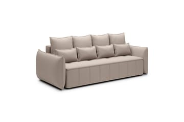 Soffa Eltap Weltton 242x106x94 cm - Sola 18, Beige - Möbler - Soffa - Bäddsoffa - 3 sits bäddsoffa
