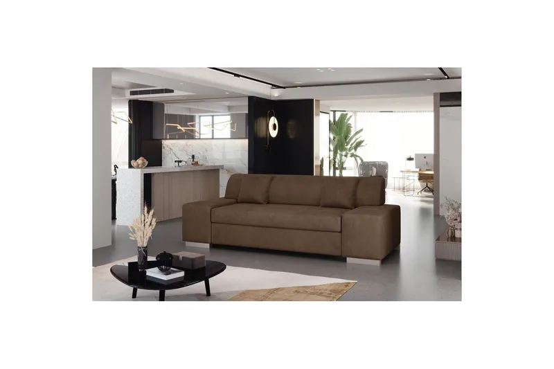 Soffa Eltap Porto, Monolith 09, Mörk Beige, 3210x92x73 cm