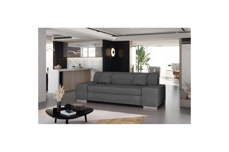 Soffa Eltap Porto - Paros 06, Grå, 3210x92x73 cm - Möbler - Soffa - Bäddsoffa - 2 sits bäddsoffa