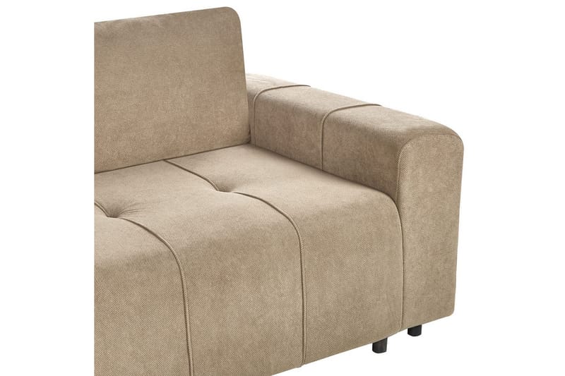 Soffa i höger hörn Högervänd Innvik - Brun, 213x156 cm - Möbler - Soffa - Bäddsoffa - Bäddsoffa längsbäddad