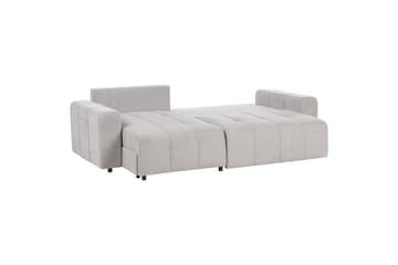 Soffa i höger hörn Högervänd Innvik - Grå, 213x156 cm - Möbler - Soffa - Bäddsoffa - Bäddsoffa längsbäddad