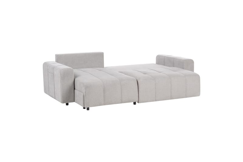 Soffa i höger hörn Högervänd Innvik - Grå, 213x156 cm - Möbler - Soffa - Bäddsoffa - Bäddsoffa längsbäddad