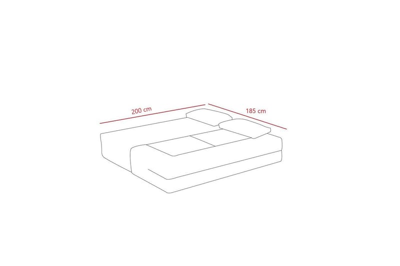 Solin Bäddsoffa 2-sits - Orange - Möbler - Soffa - Bäddsoffa - 2 sits bäddsoffa