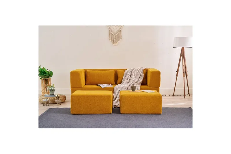 Solin Bäddsoffa 2-sits - Orange - Möbler - Soffa - Bäddsoffa - 2 sits bäddsoffa